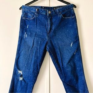 Armani Exchange - Vintage Womens HW Capri Skinnny - Size 28